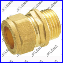 T1102 Forged Straight Male Brass compression Fitting